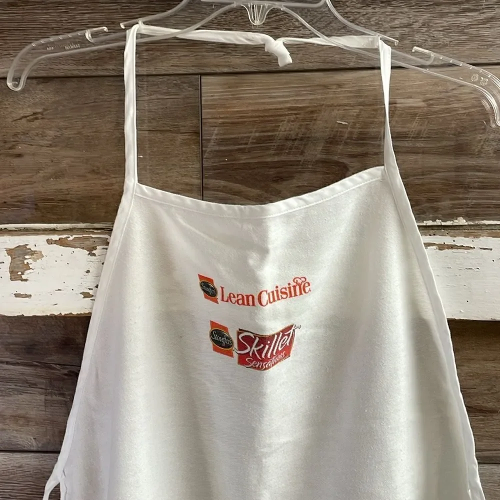 Stouffers Lean Cuisine Cooking Grilling Apron , White